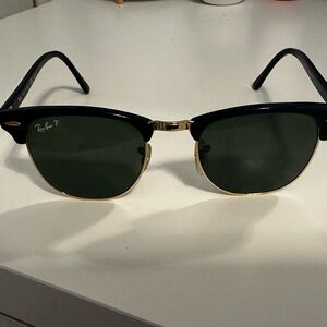 Polarized Ray-Bans Clubmaster Classic
